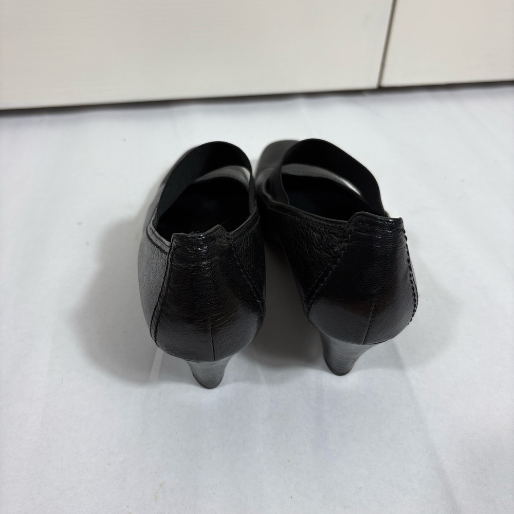 Paul Green Black Leather Mary Jane Pumps UK 6/US 8.5 - Picture 3 of 8